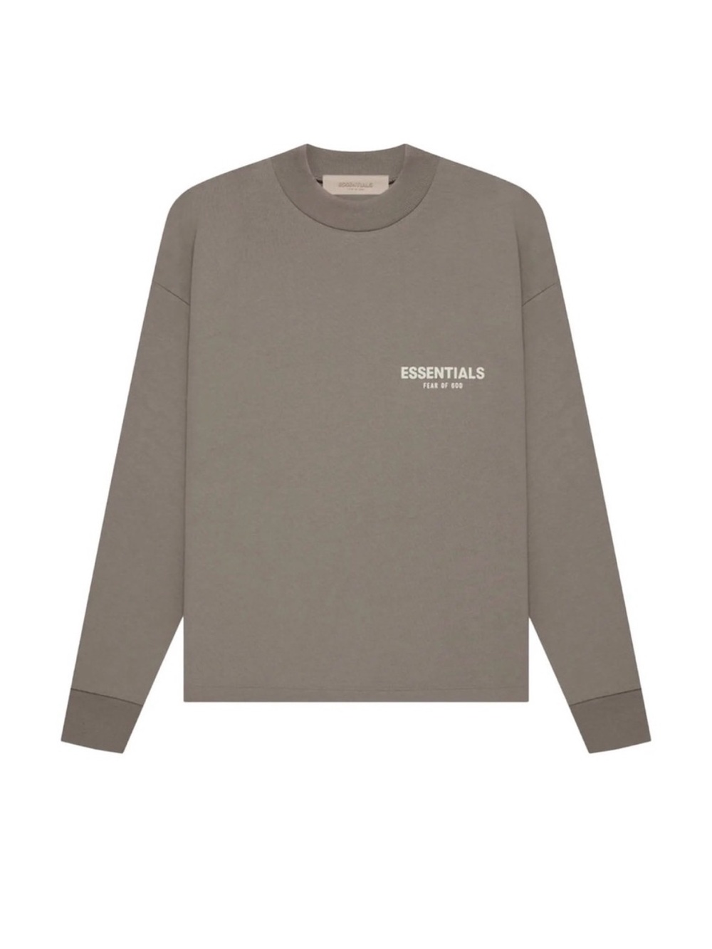 Fear of God Essentials Desert Taupe Long Sleeve Tee - XL